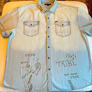 Akoo Jean Button Down Shirt